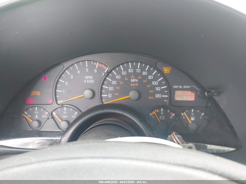 2001 Pontiac Firebird VIN: 2G2FS22K612130030 Lot: 44922520
