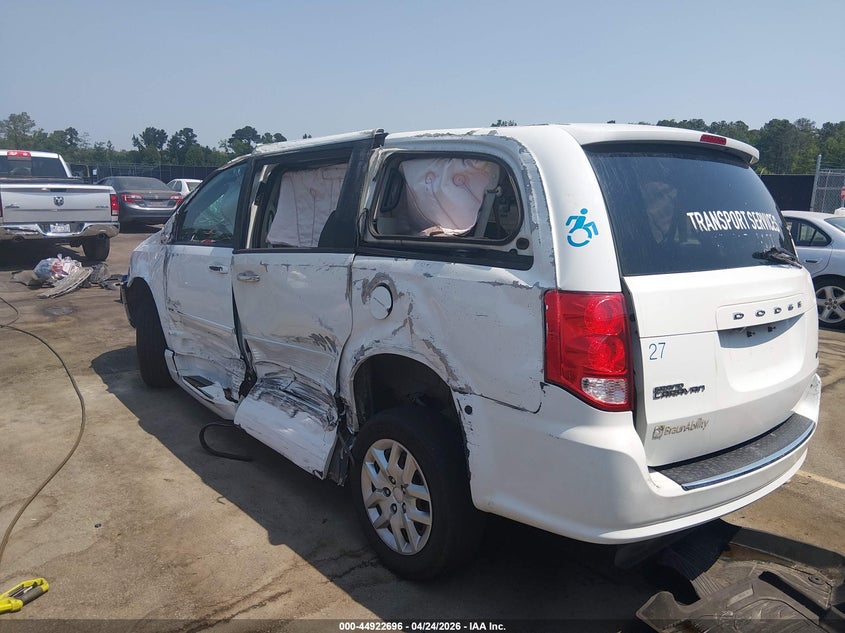 Vin: 2c7wdgbg4hr828736, lot: 45420076, dodge grand caravan se 20173