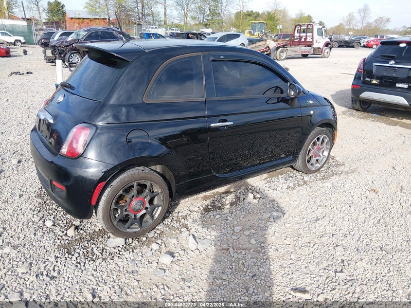 Vin: 3c3cffbr3dt749477, lot: 45420152, fiat 500 sport cattiva 20134