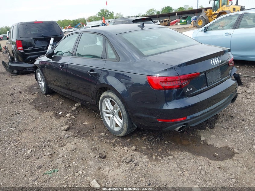 2017 AUDI A4 auction photo 3