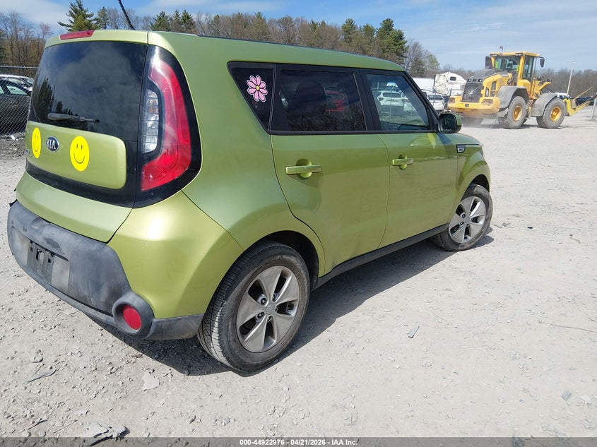 Vin: kndjn2a2xf7778954, lot: 45420355, kia soul 20154