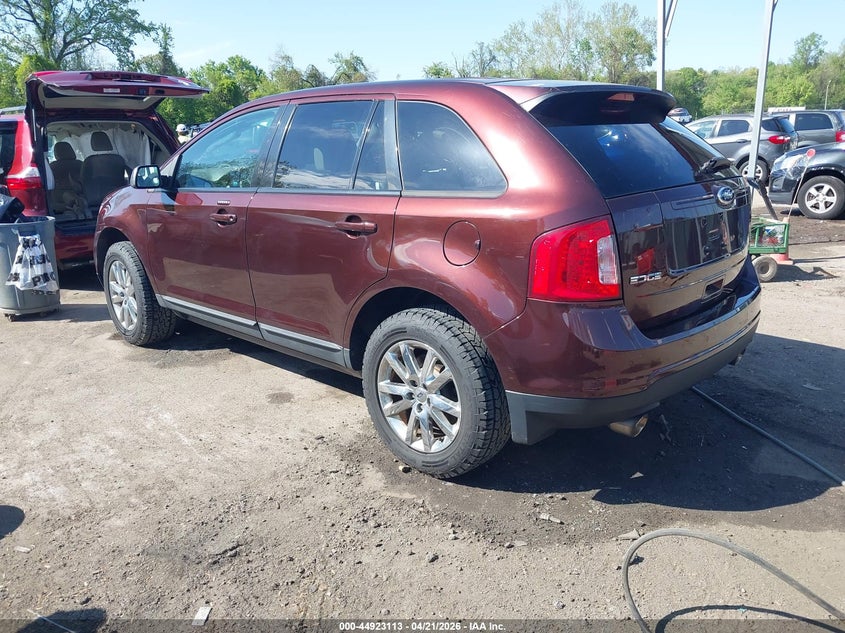 2012 Ford Edge 3.5 Sel brown Lot 111044923113 Vin 2FMDK4JC9CBA78271
