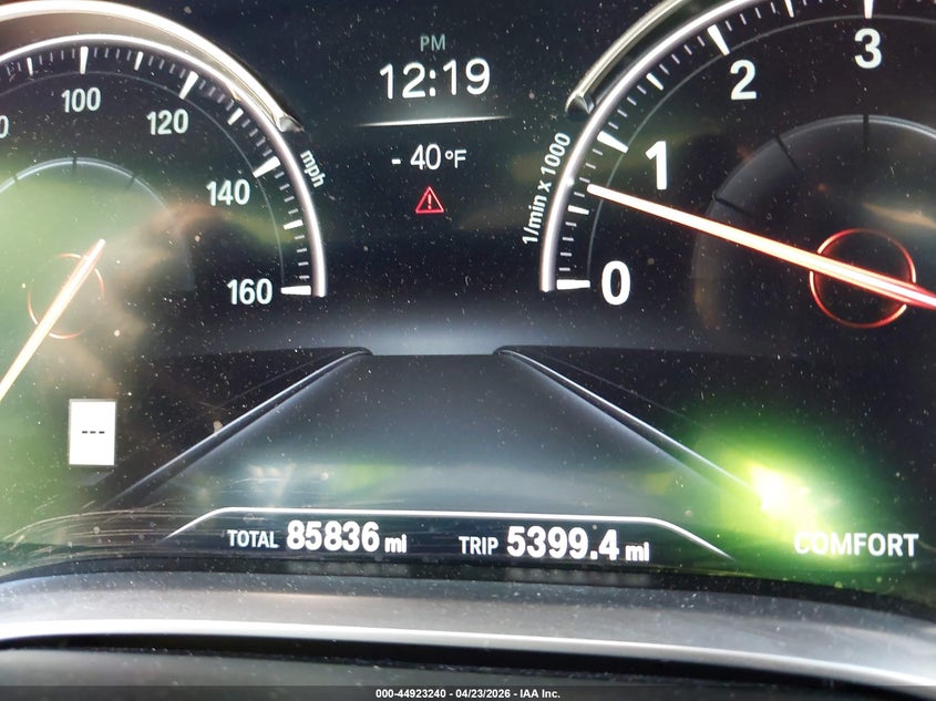 2018 BMW 740I VIN: WBA7E2C54JB216293 Lot: 44923240