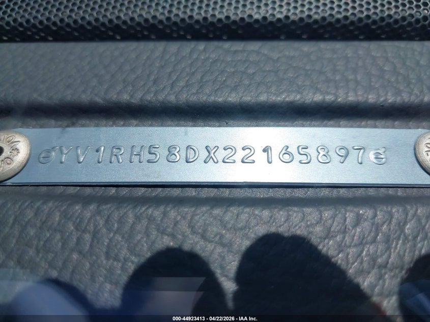 2002 Volvo S60 Awd VIN: YV1RH58DX22165897 Lot: 44923413