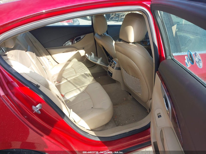 2012 Buick Lacrosse 2.4 Lacrosse Premium 1 Group red Lot 111044923738 Vin 1G4GD5ER7CF232891