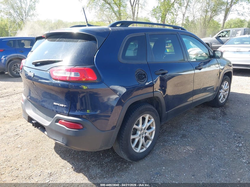 2016 JEEP CHEROKEE SPORT UTILITY VEHICLE 2.4L I-4 VVT, 184HP