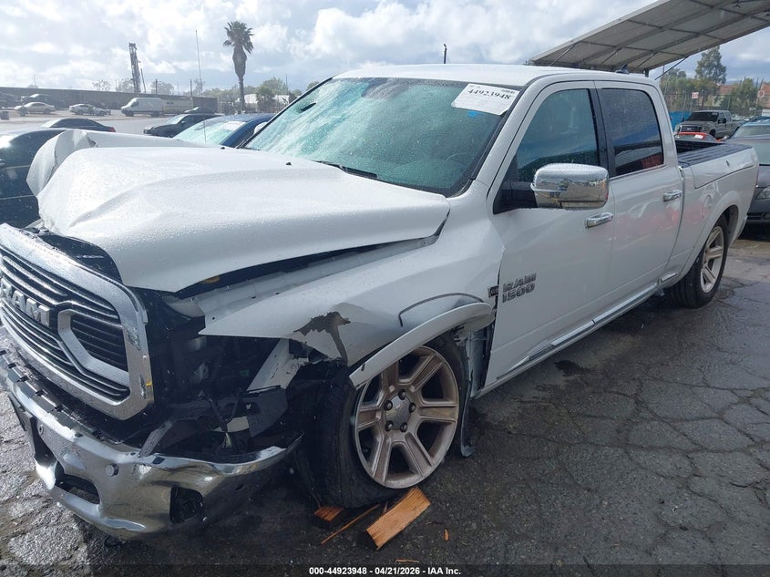 Vin: 1c6rr7wm0gs298832, lot: 45421327, ram 1500 longhorn limited 20162