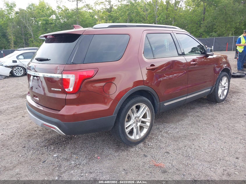 Vin: 1fm5k7d81ggc37389, lot: 45421332, ford explorer xlt 20164