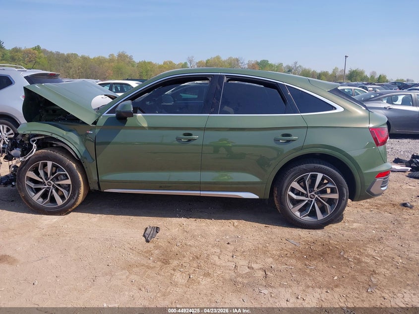 2022 Audi Q5 Sportback Premium 45 Tfsi S Line Quattro S Tronic VIN: WA14AAFY1N2084904 Lot: 44924025