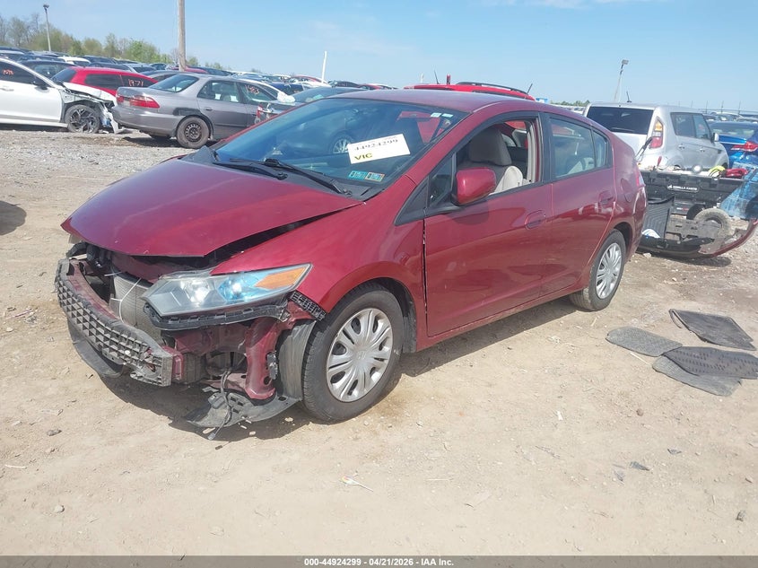Vin: jhmze2h51as043027, lot: 45421678, honda insight lx 20102