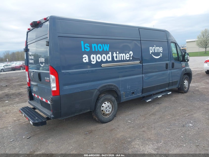 Vin: 3c6urvjg1le117511, lot: 45421734, ram promaster 3500 cargo van high roof 159 wb ext 20204