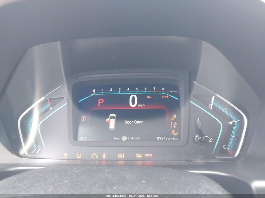 VIN 5FNRL6H53JB072489 2018 HONDA ODYSSEY EX