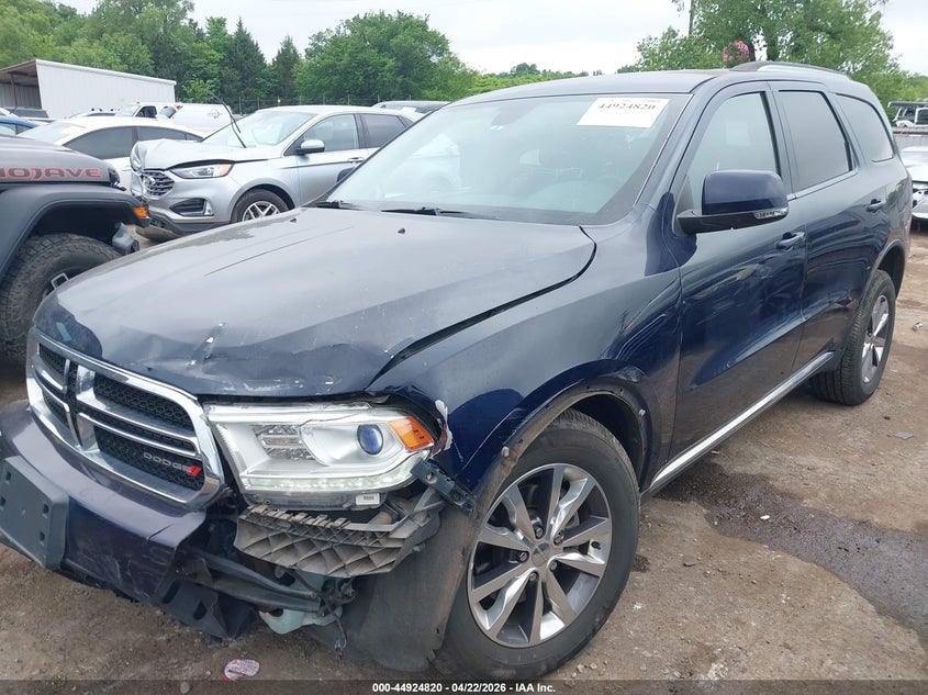 Vin: 1c4rdjdg5gc424601, lot: 45422199, dodge durango limited 20162