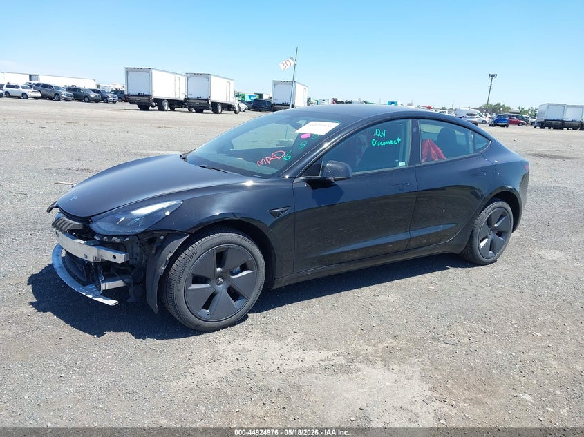 Vin: 5yj3e1ea5pf455492, lot: 45422355, tesla model 3 rear-wheel drive 20232
