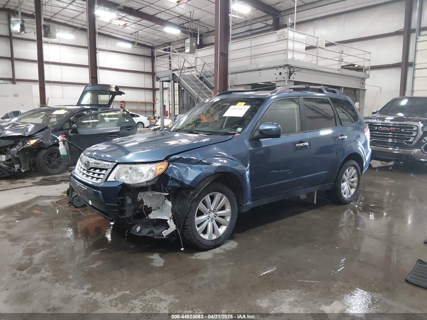 2012 Subaru Forester 2.5 2.5X Premium blue Lot 111044925063 Vin JF2SHBDC8CH403426