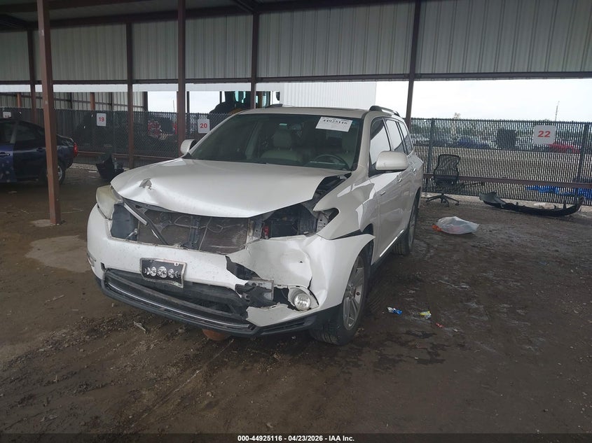 Vin: 5tdyk3eh7cs080511, lot: 45422495, toyota highlander limited v6 20122