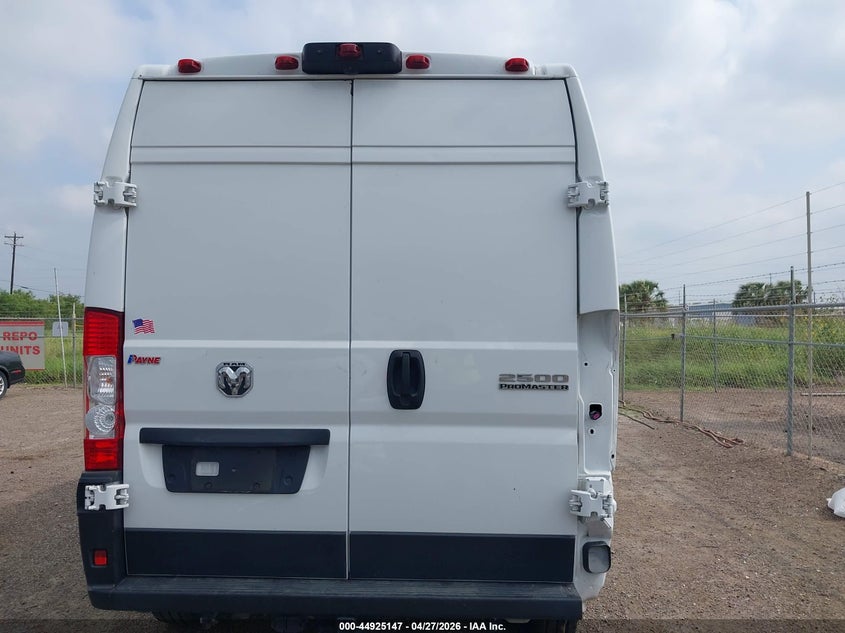 2024 RAM PROMASTER 2500 TRADESMAN HIGH ROOF 159 WB W/PASS SEAT · Фото 17