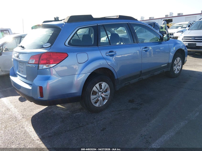 2011 SUBARU OUTBACK auction photo 4