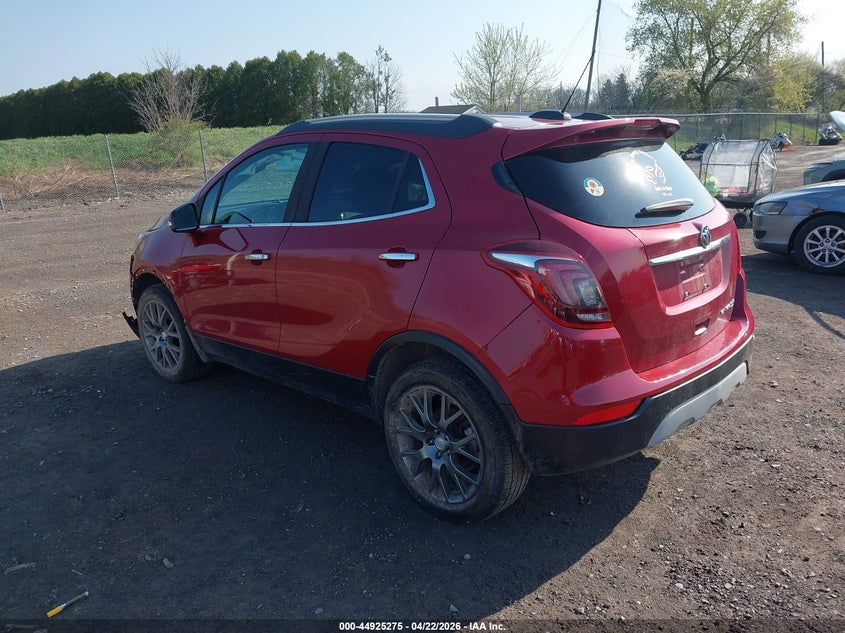 Vin: kl4cj2sb2kb783568, lot: 45422654, buick encore awd sport touring 20193