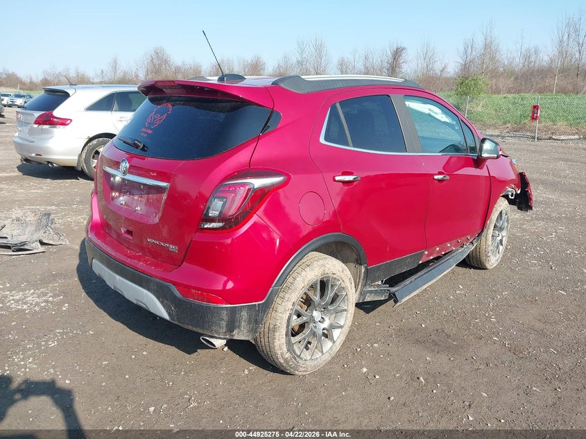 Vin: kl4cj2sb2kb783568, lot: 45422654, buick encore awd sport touring 20194