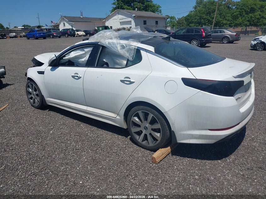 2012 Kia Optima 2.0 Sx white Lot 111044925368 Vin 5XXGR4A65CG079876