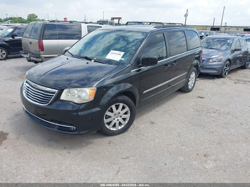 Vin: 2c4rc1bg5dr816695, lot: 45422764, chrysler town & country touring 20132
