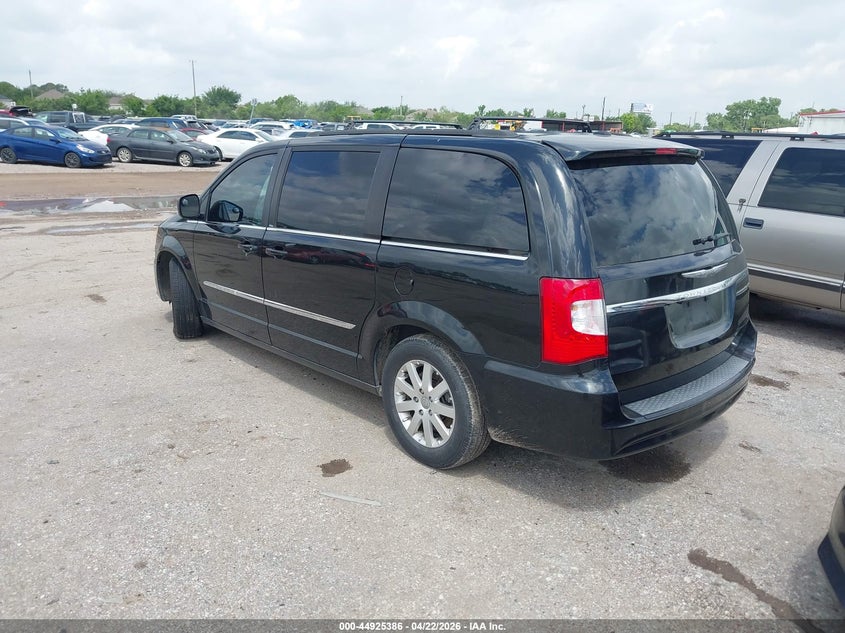 Vin: 2c4rc1bg5dr816695, lot: 45422764, chrysler town & country touring 20133