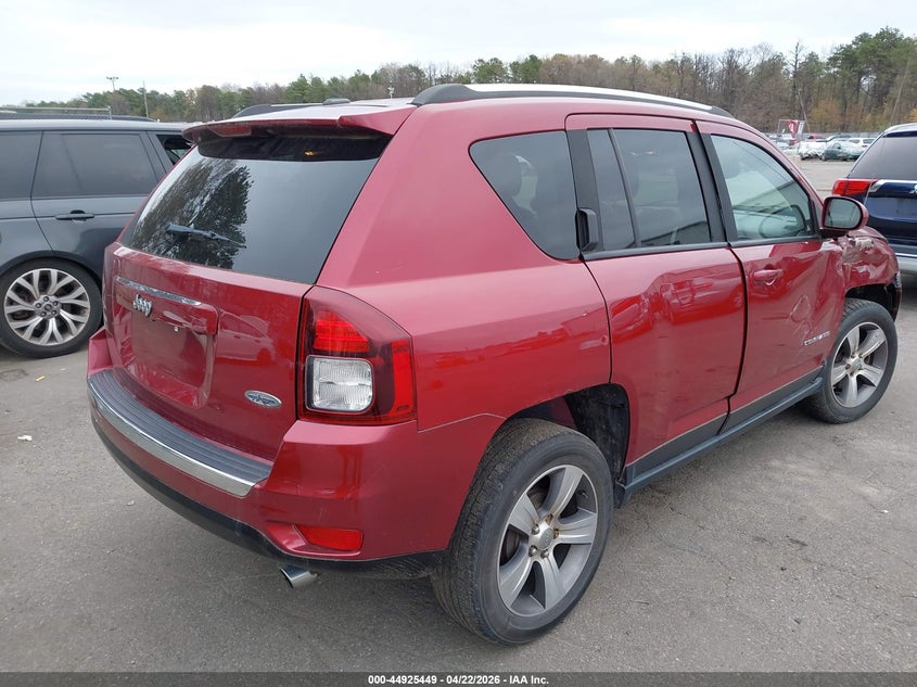 Vin: 1c4njcea9gd797440, lot: 45422828, jeep compass high altitude edition 20164