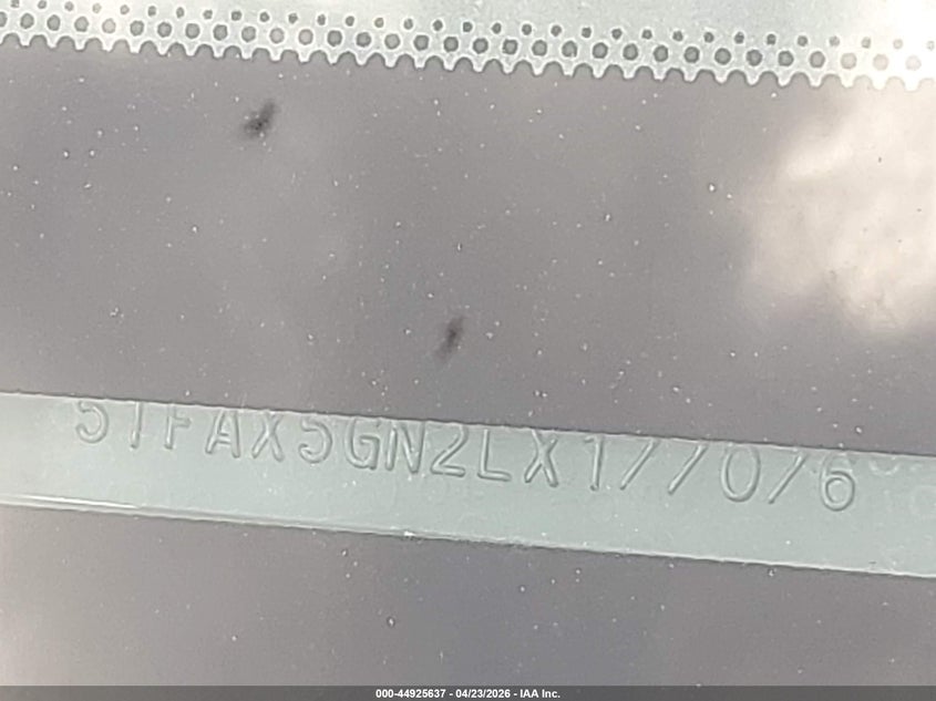 2020 Toyota Tacoma Sr VIN: 5TFAX5GN2LX177076 Lot: 44925637