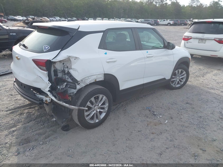 VIN KL79MMS22MB045255 2021 CHEVROLET TRAILBLAZER FWD LS