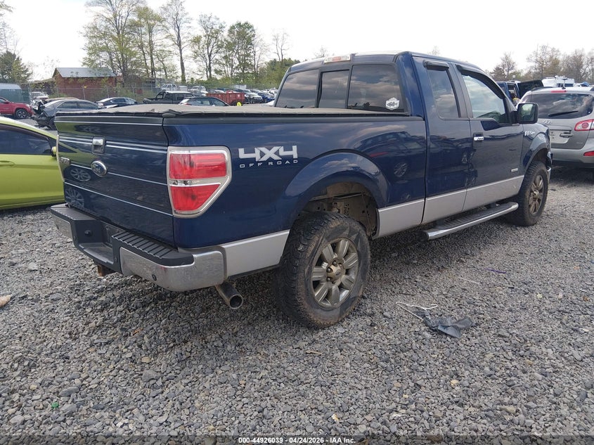 1FTFX1ET7CFC73159 2012 Ford F-150 3.5 Xlt blue