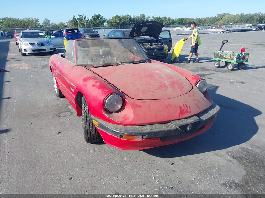 1986 Alfa Romeo Veloce 2000 Spider
