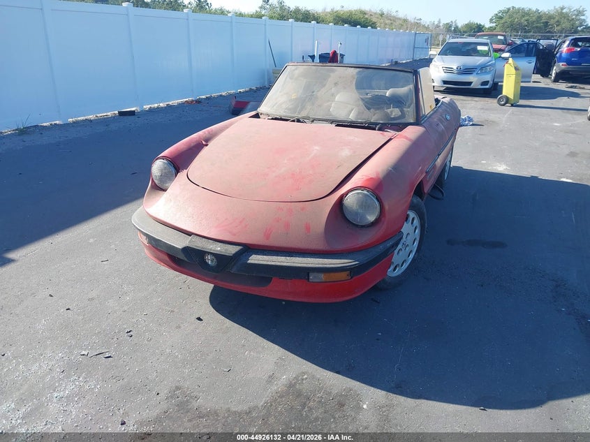 1986 Alfa Romeo Veloce 2000 Spider