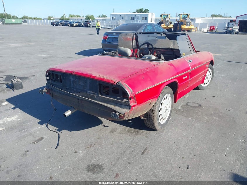 1986 Alfa Romeo Veloce 2000 Spider