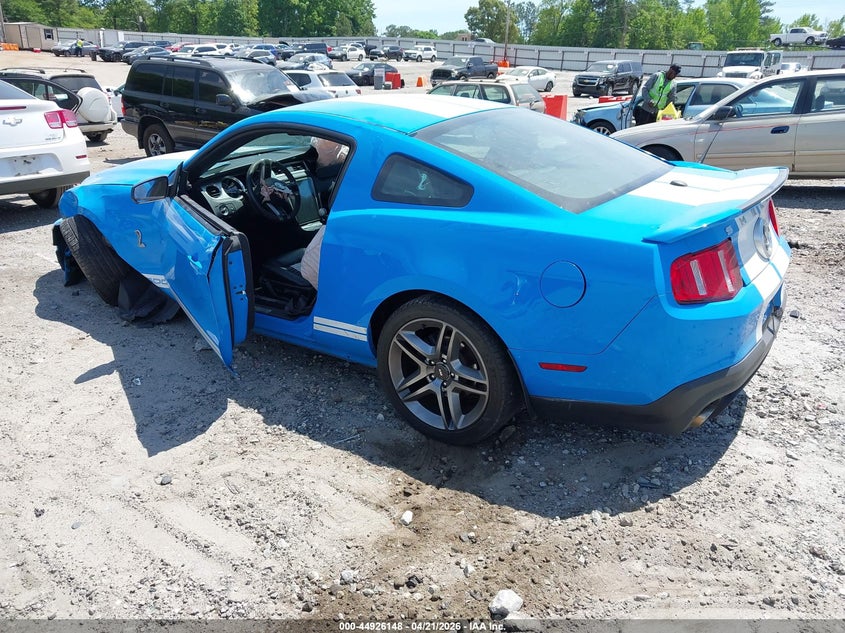Vin: 1zvbp8js6a5140137, lot: 45423527, ford shelby gt500 20103