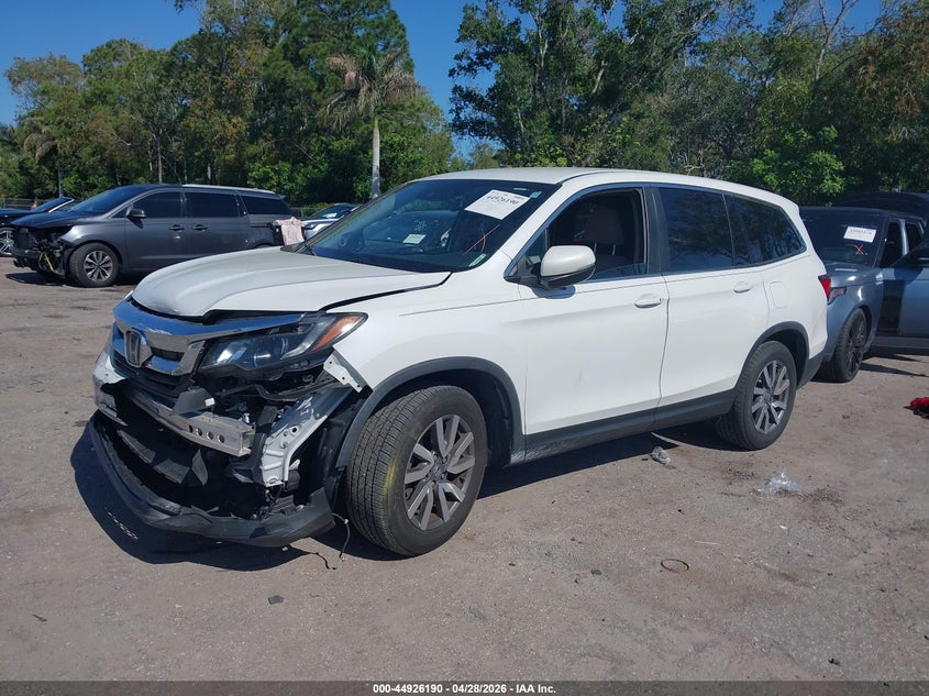 Vin: 5fnyf5h31mb034419, lot: 45423569, honda pilot 2wd ex 20212