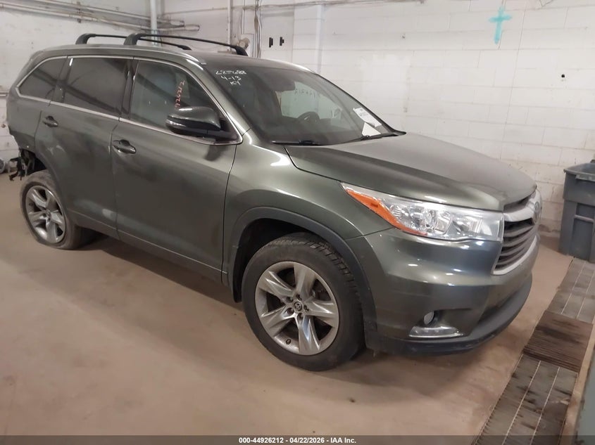 2016 TOYOTA HIGHLANDER LIMITED PLATINUM V6
