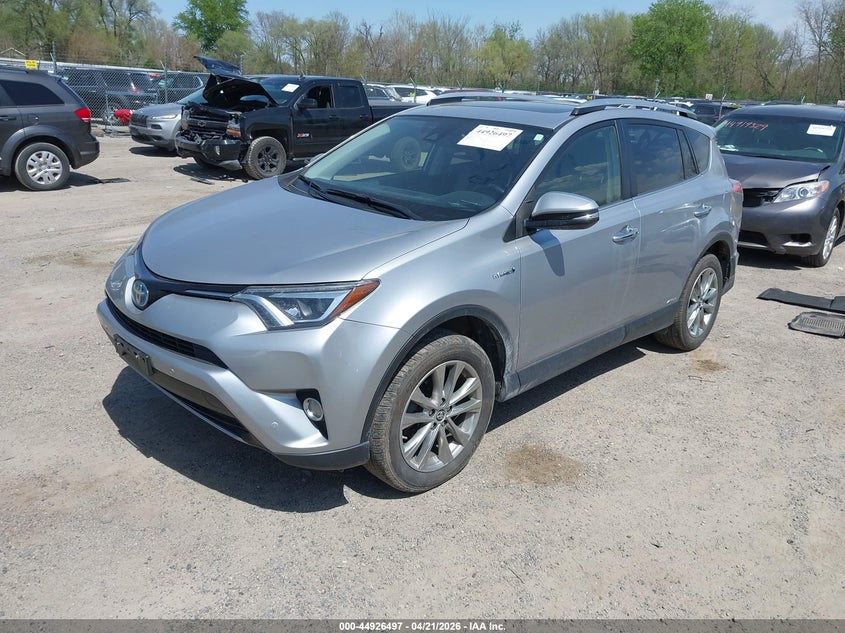 2017 Toyota Rav4 Hybrid Limited JTMDJREV0HD074689 photo 1