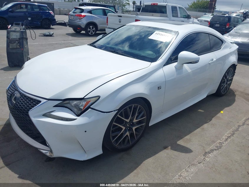 Vin: jthhe5bc6f5002208, lot: 45423898, lexus rc 350 20152