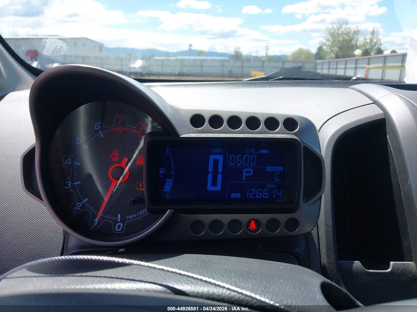 CHEVROLET SONIC 2013 VIN 1G1JA5SH4D4196226
