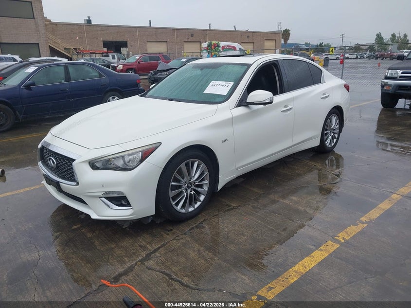 JN1CV7AP7JM240193 2018 Infiniti Q50 2.0t Luxe photo 1