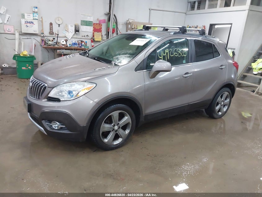 Vin: kl4cjgsb2db096025, lot: 45424199, buick encore leather 20132