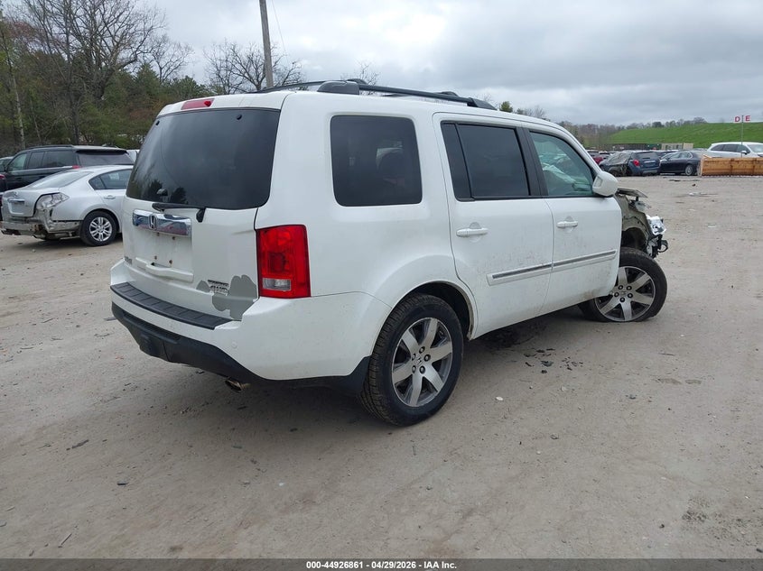 Vin: 5fnyf4h96eb015350, lot: 45424240, honda pilot touring 20144