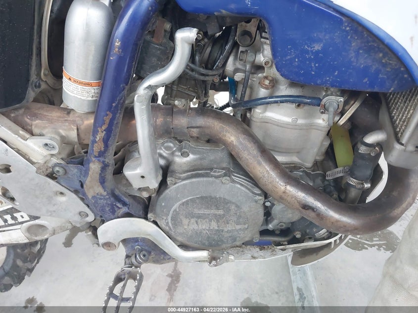 2002 Yamaha Yz426 F VIN: JYACJ01C02A027162 Lot: 44927163