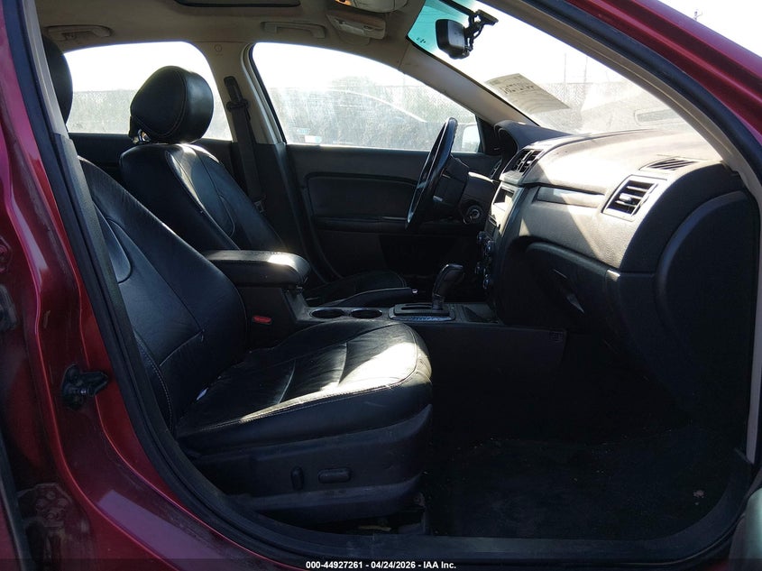 2012 Ford Fusion 2.5 Sel red Lot 111044927261 Vin 3FAHP0JA2CR339066