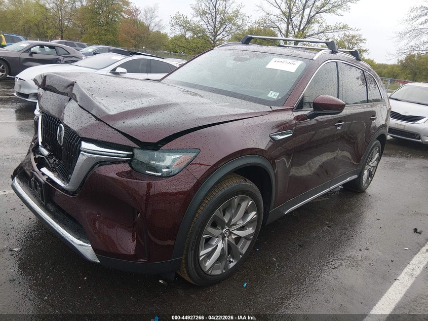 Vin: jm3kkehd4s1213285, lot: 45424645, mazda cx-90 3.3 turbo premium plus package 20252