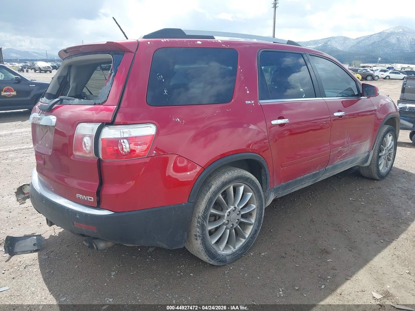 2012 Gmc Acadia 3.6 Slt-2 red Lot 111044927472 Vin 1GKKVSED4CJ170995