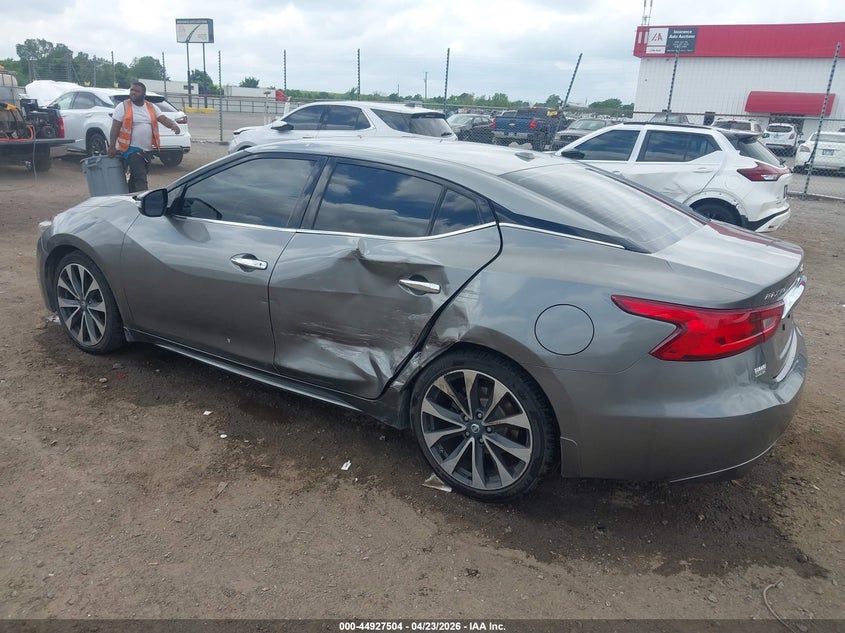 Vin: 1n4aa6ap4gc398568, lot: 45424883, nissan maxima 3.5 sr 20163