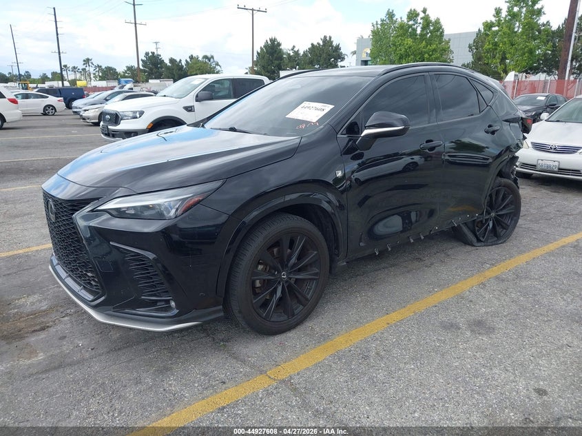 Vin: jtjkgcez8n2006439, lot: 45424987, lexus nx 350 f sport handling 20222