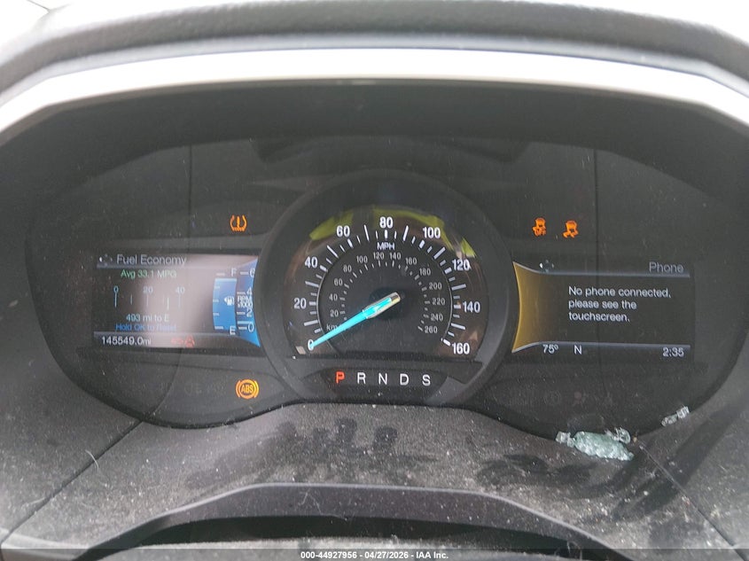 VIN 2FMPK4J95HBB61267 2017 FORD EDGE SEL